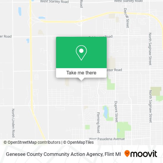 Genesee County Community Action Agency map
