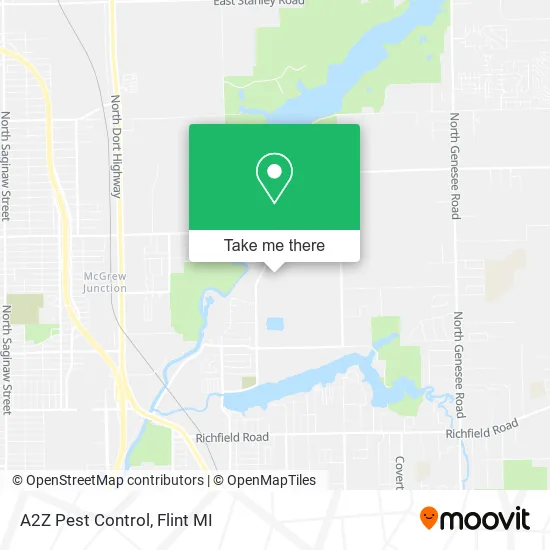 A2Z Pest Control map