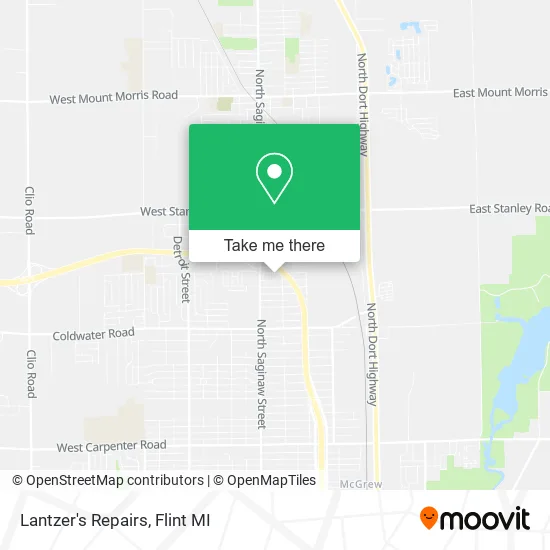 Lantzer's Repairs map