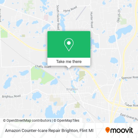 Mapa de Amazon Counter-Icare Repair Brighton