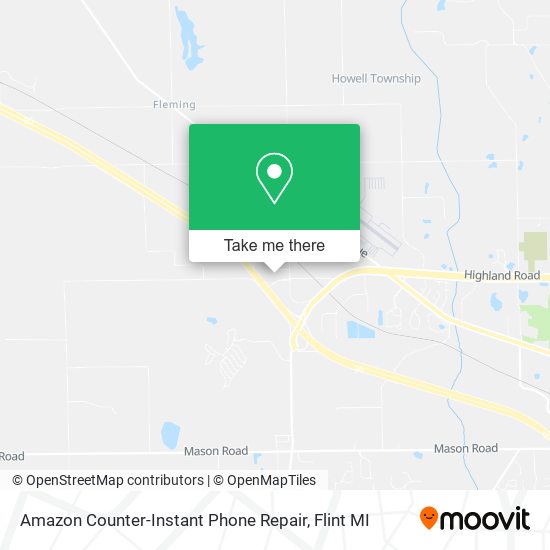 Mapa de Amazon Counter-Instant Phone Repair