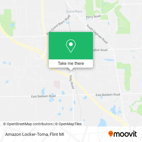 Amazon Locker-Toma map
