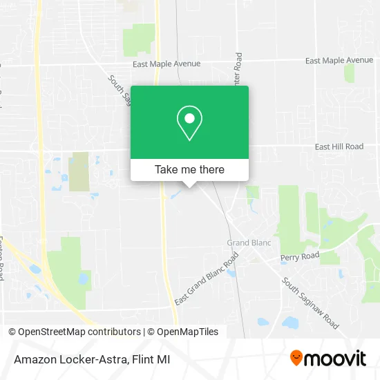 Mapa de Amazon Locker-Astra
