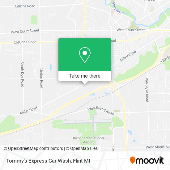 Tommy's Express Car Wash map