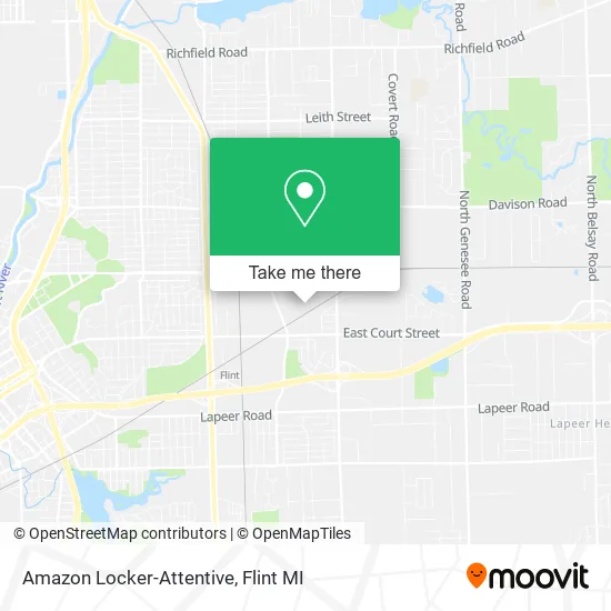 Mapa de Amazon Locker-Attentive