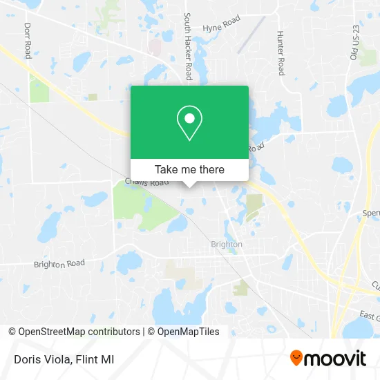 Doris Viola map