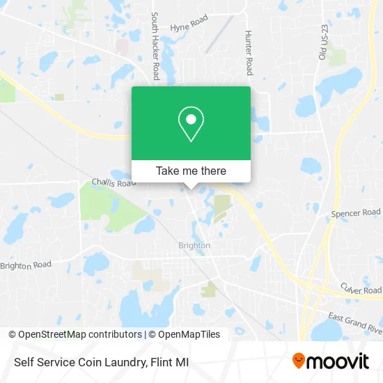 Mapa de Self Service Coin Laundry