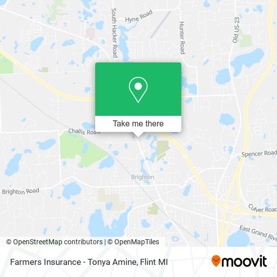 Mapa de Farmers Insurance - Tonya Amine