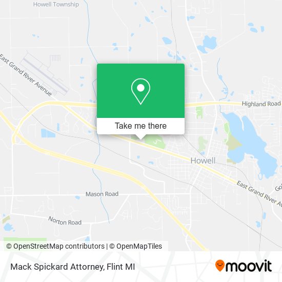 Mack Spickard Attorney map