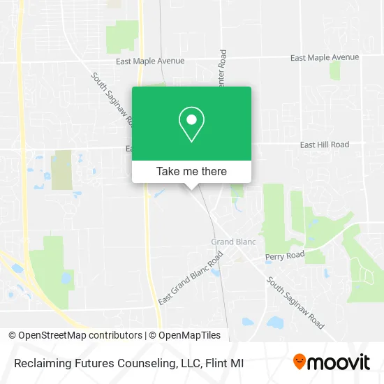 Mapa de Reclaiming Futures Counseling, LLC