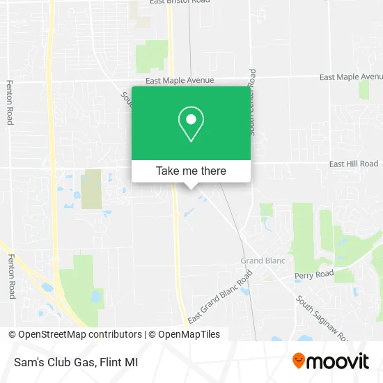Sam's Club Gas map