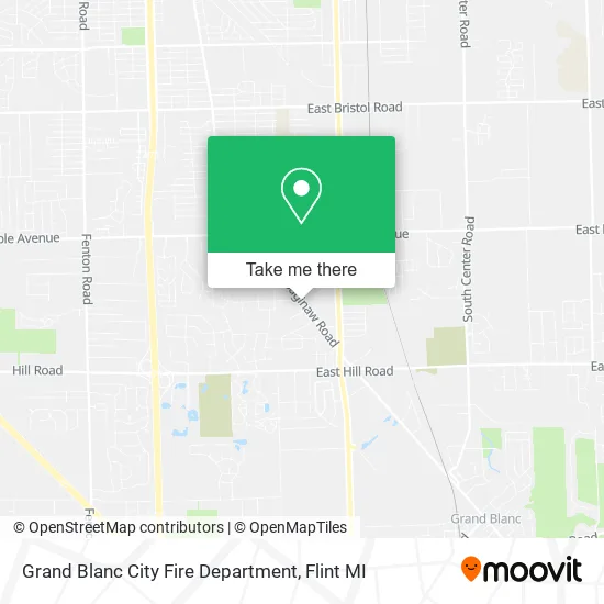 Grand Blanc City Fire Department map