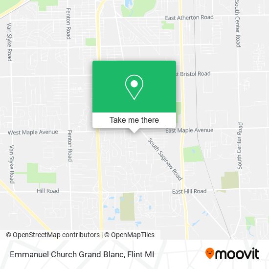 Emmanuel Church Grand Blanc map