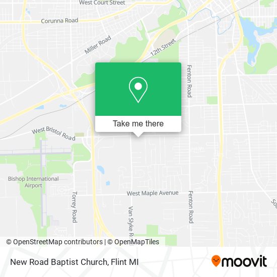 Mapa de New Road Baptist Church