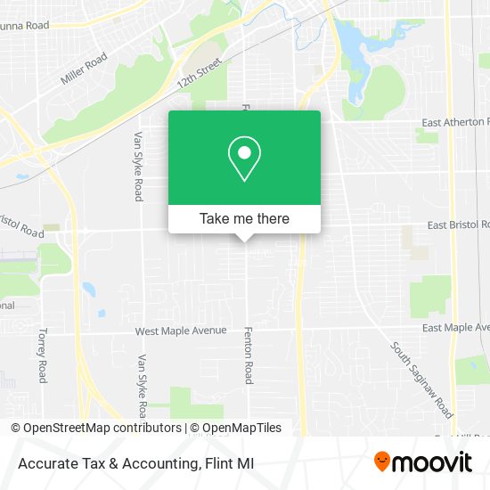 Mapa de Accurate Tax & Accounting