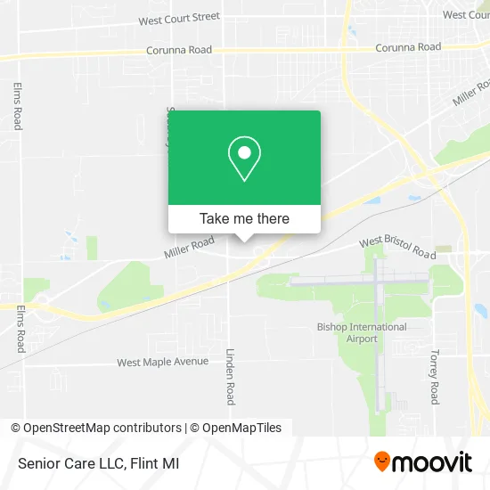 Senior Care LLC map