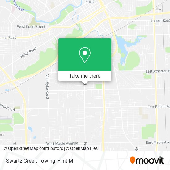 Mapa de Swartz Creek Towing