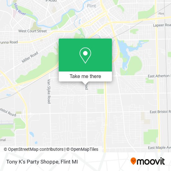 Mapa de Tony K's Party Shoppe