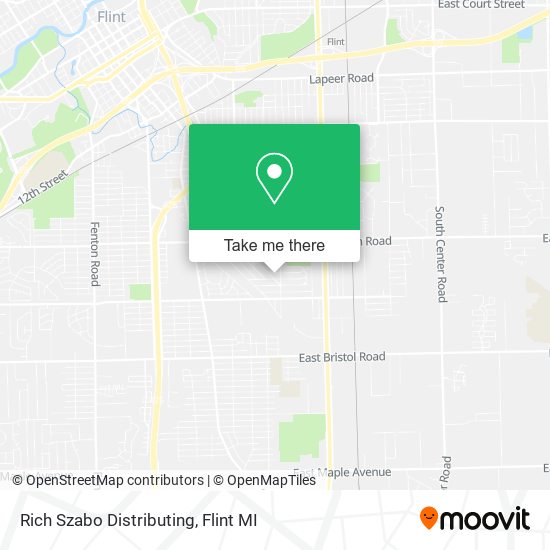 Mapa de Rich Szabo Distributing