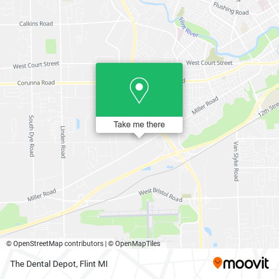 The Dental Depot map