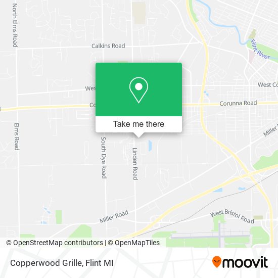 Copperwood Grille map