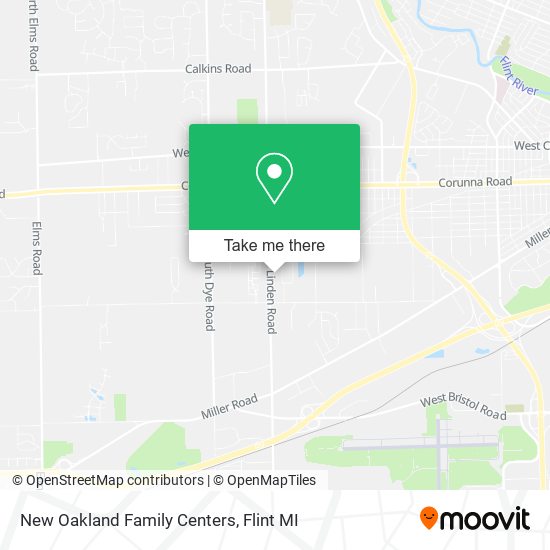 Mapa de New Oakland Family Centers