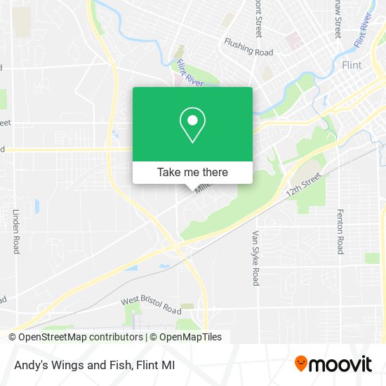 Mapa de Andy's Wings and Fish