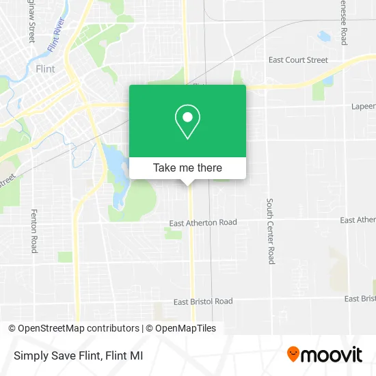 Mapa de Simply Save Flint