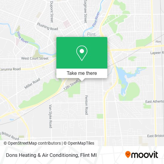 Mapa de Dons Heating & Air Conditioning