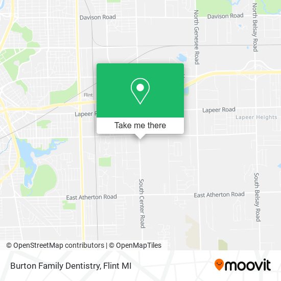 Mapa de Burton Family Dentistry