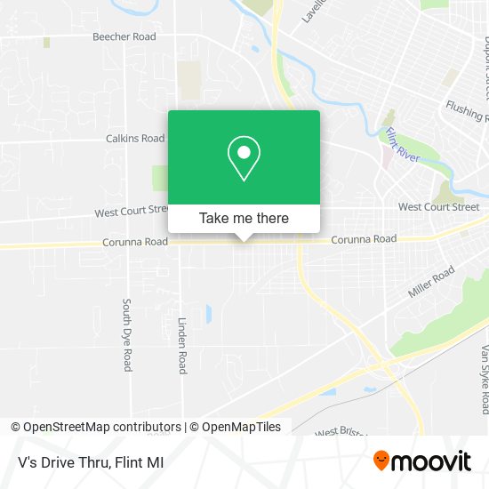 Mapa de V's Drive Thru