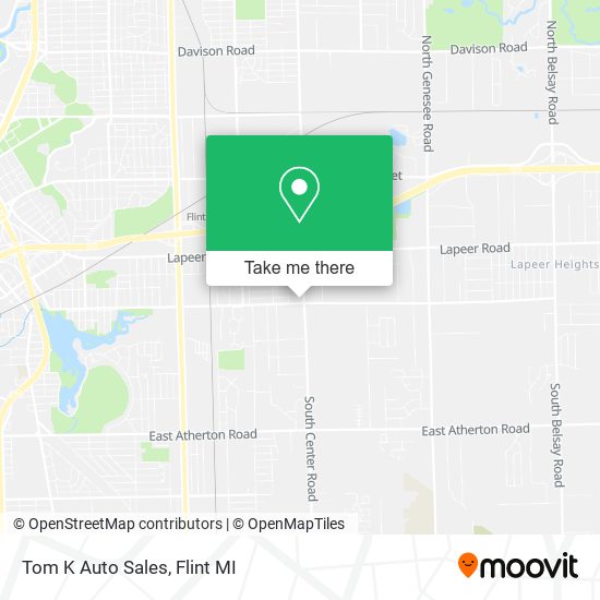 Tom K Auto Sales map