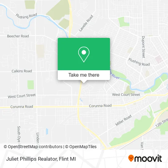 Juliet Phillips Realator map