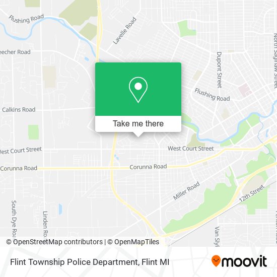 Flint Township Police Department map