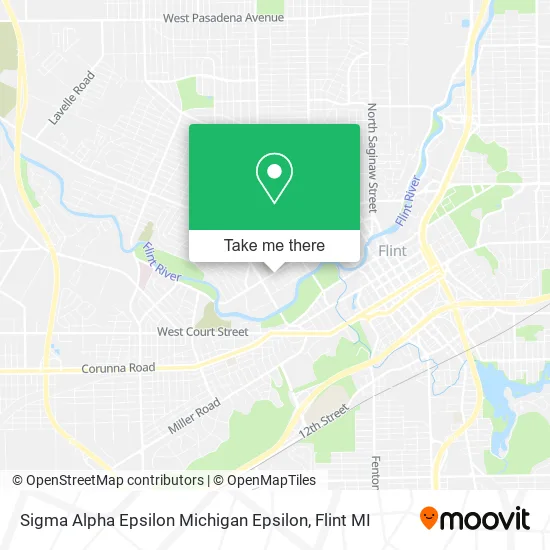 Sigma Alpha Epsilon Michigan Epsilon map