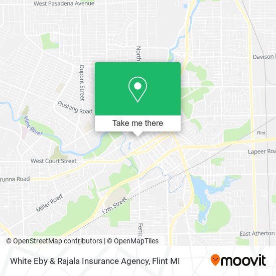 White Eby & Rajala Insurance Agency map