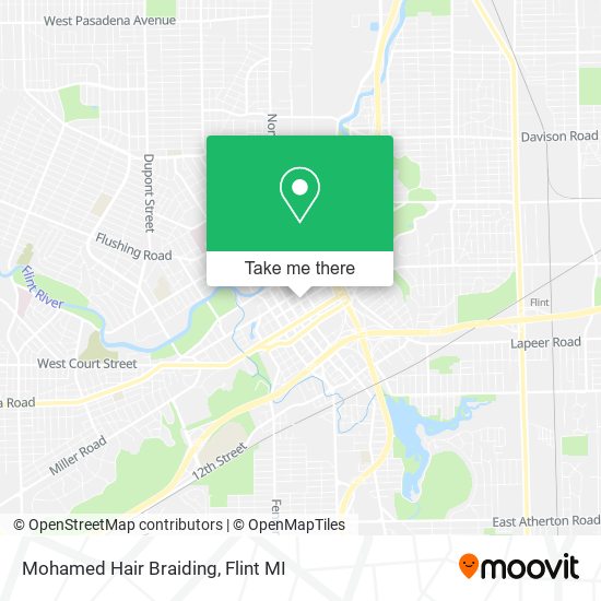 Mapa de Mohamed Hair Braiding