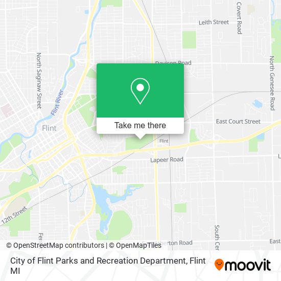 Mapa de City of Flint Parks and Recreation Department