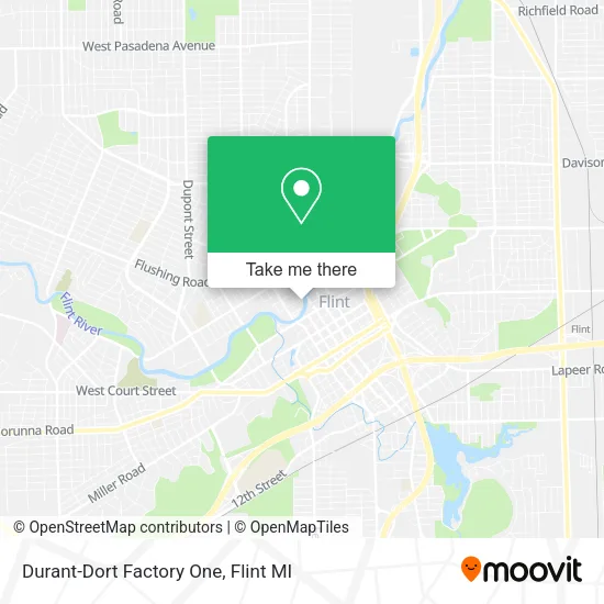 Durant-Dort Factory One map