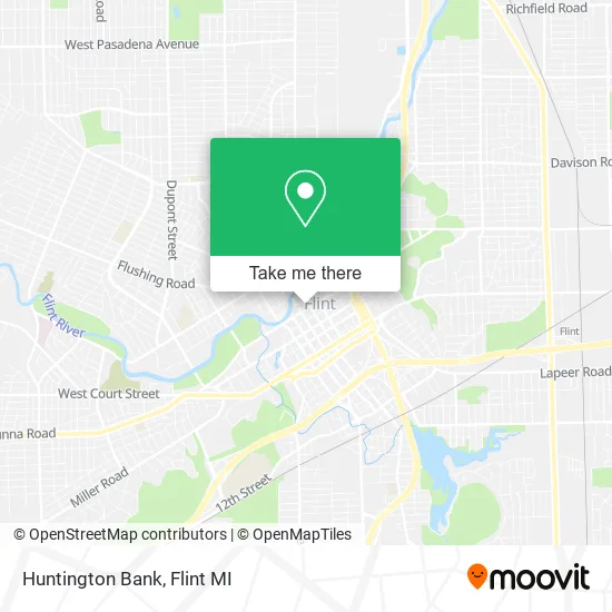 Huntington Bank map