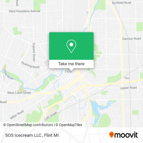 SOS Icecream LLC. map