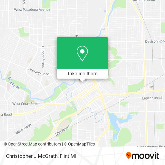 Christopher J McGrath map