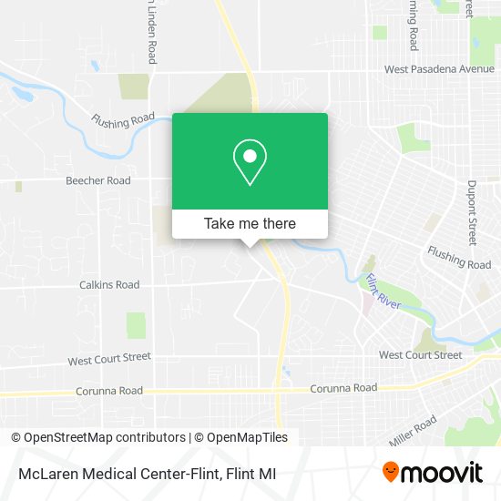 McLaren Medical Center-Flint map