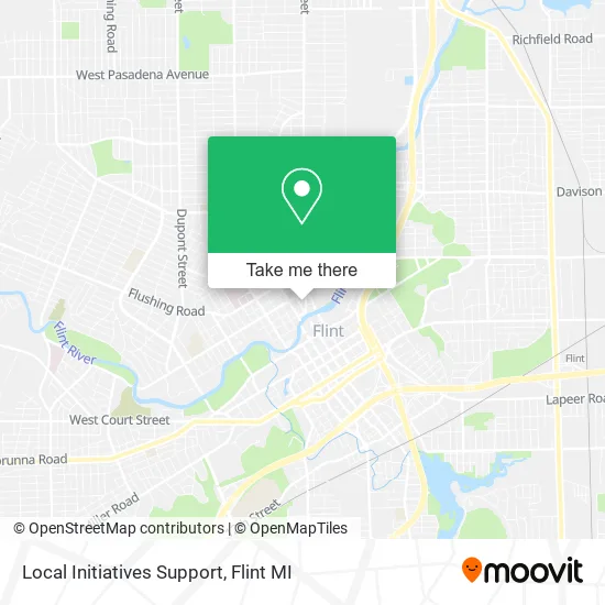 Local Initiatives Support map