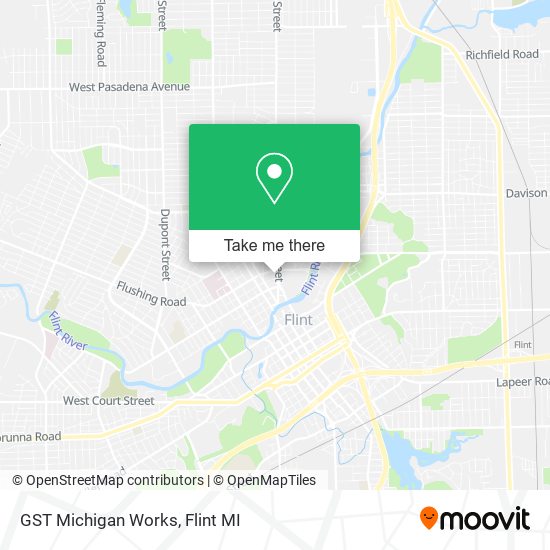 Mapa de GST Michigan Works