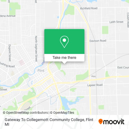 Gateway To Collegemott Community College map