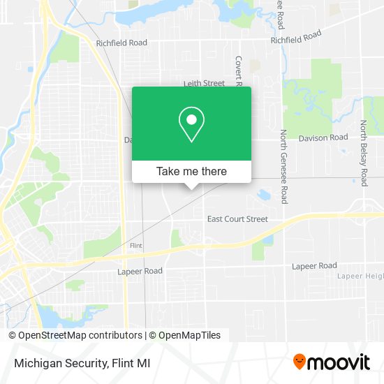 Michigan Security map