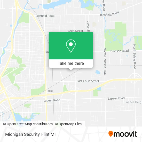 Mapa de Michigan Security