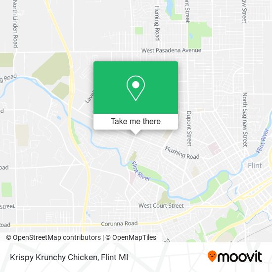 Krispy Krunchy Chicken map