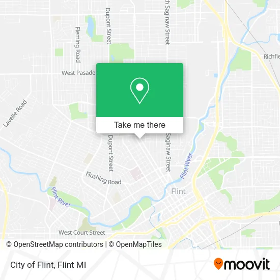 Mapa de City of Flint